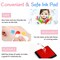 20 Colors Washable Ink Pads for Kids Rubber Stamps, Finger Print Crafts Stamp Pad for Kids, Paper, Scrapbooking, Fabric,Wood (Pack of 20)